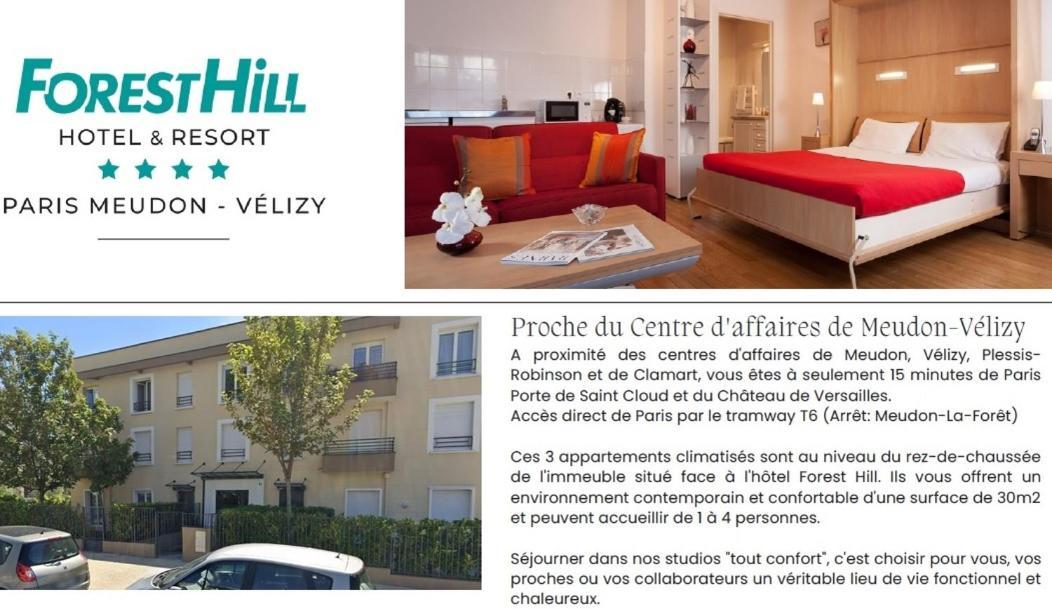 Hotel Forest Hill Meudon Velizy Habitación foto