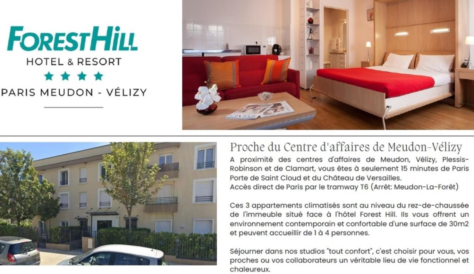 Hotel Forest Hill Meudon Velizy Exterior foto